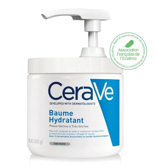 CeraVe Baume Hydratant 454g Pot + Pompe